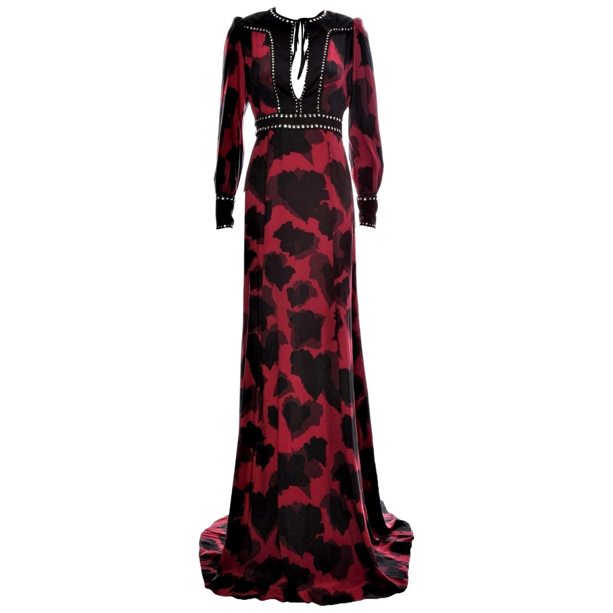Gucci Red Silk Evening Gown ref.360356 - Joli Closet